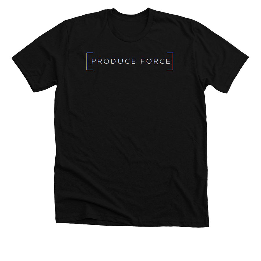 Produce Force Tee, a Solid Black Blend Premium Unisex Tee