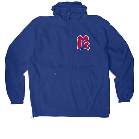 Band Boosters Winter Apparel, a True Royal Packable Anorak