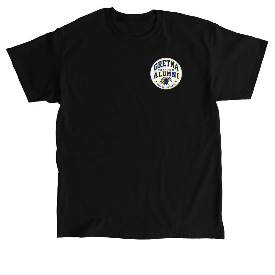 Official Gretna Alumni Collection, a Black Classic Unisex Tee