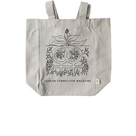 Totes Lesbian: Support LC Magazine, a Natural Recycled Cotton Tote Bag