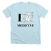 amsa shirt, a Heather Ice Blue Premium Unisex Tee