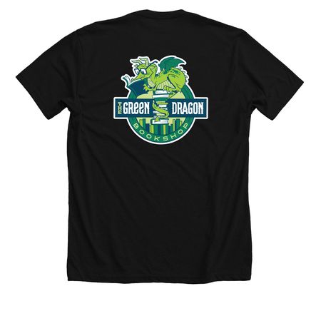 Read Books. Be Kind. Stay Weird., a Solid Black Blend Premium Unisex Tee (back-view)