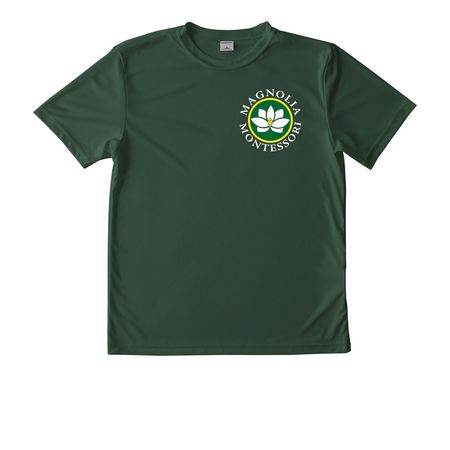 Fall Launch, a Forest Green Youth Performance Tee