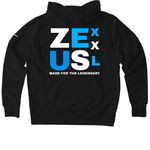 Legendary collection&nbsp;, a Black Nike Club Fleece Pullover Hoodie (back-view)
