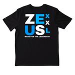 Legendary collection&nbsp;, a Black Nike Dri-FIT Jersey Blend Performance Tee (back-view)