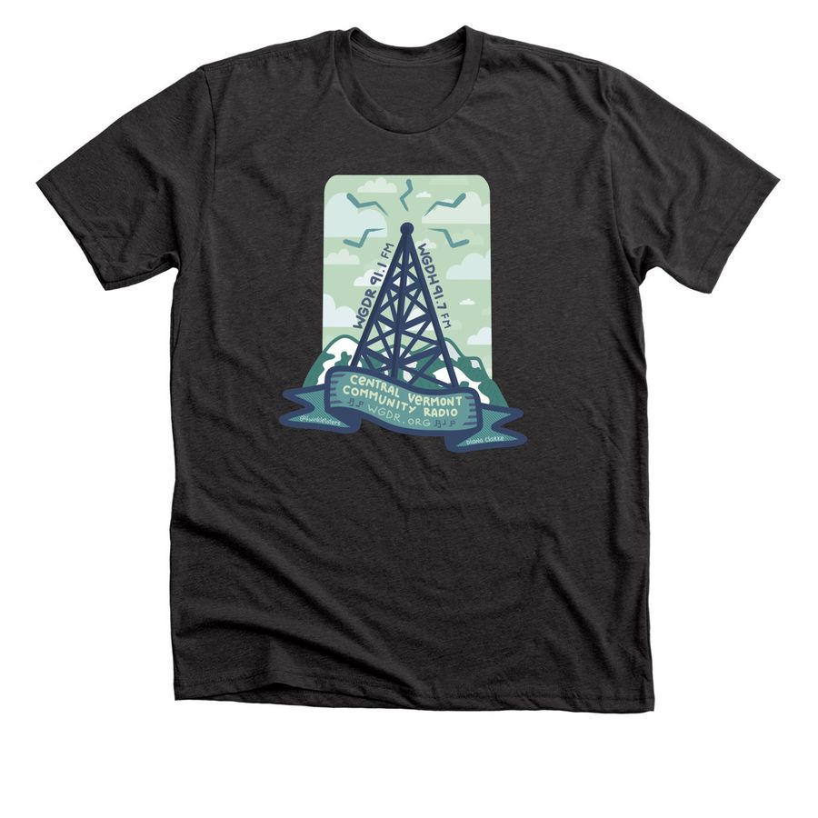 New Tower T!, a Dark Grey Heather Premium Unisex Tee