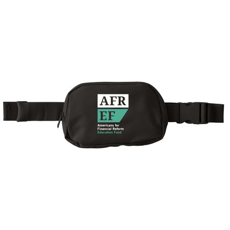 AFREF Hip bag, a Deep Black Matte Hip Pack
