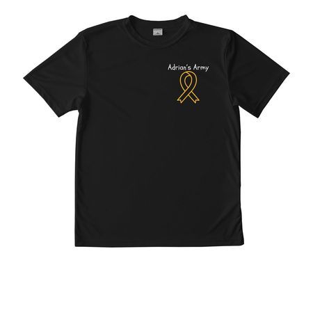 Adrian?s Army, a Black Youth Performance Tee