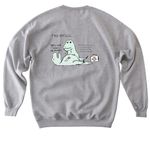 Simulation Department Fund, a Sport Grey Softstyle Crewneck Sweatshirt (back-view)