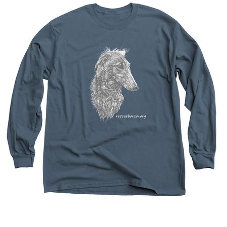 Borzoi Soul, a Indigo Classic Long Sleeve Tee