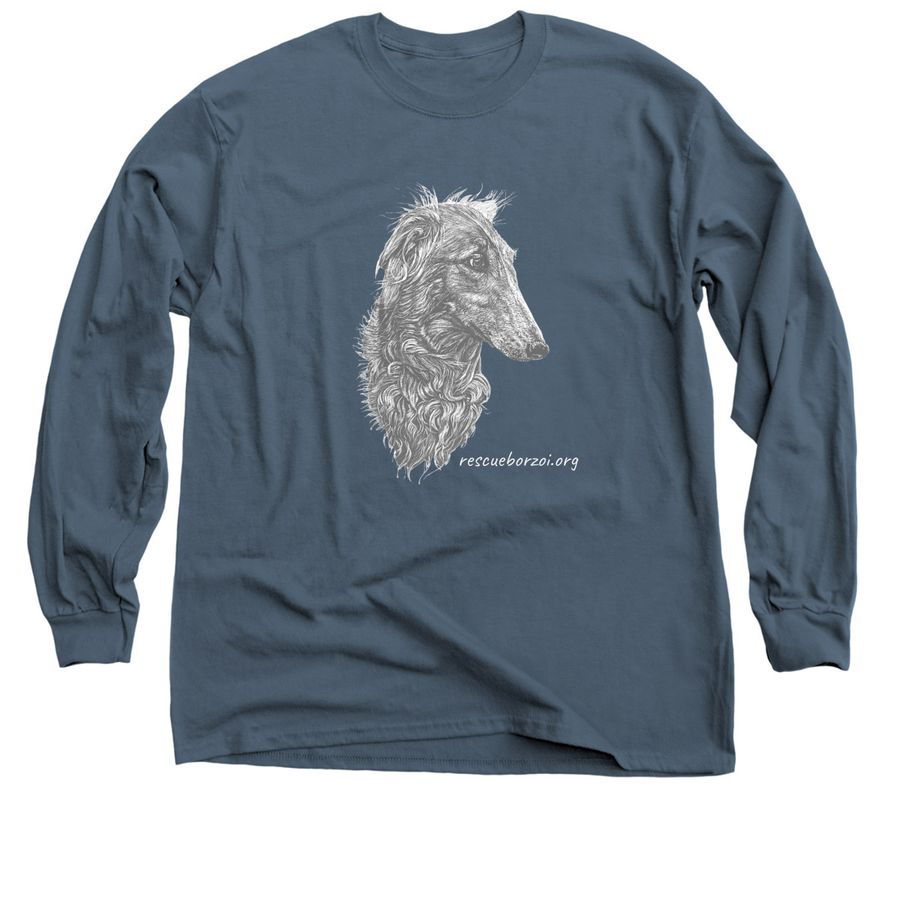 Borzoi Soul, a Indigo Classic Long Sleeve Tee