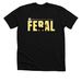 Feral, a Solid Black Blend Premium Unisex Tee