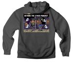 Support, a Asphalt Premium Heavyweight Pullover Hoodie (back-view)