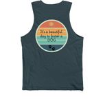 Foster Fun 2026, a Dark Grey Premium Cotton Tank (back-view)