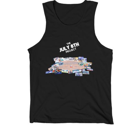 The July 8th Project 20 Year Remembrance 2.0, a Black Premium Cotton Tank