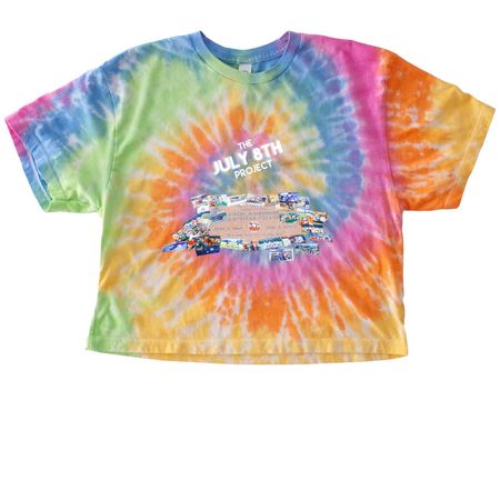 The July 8th Project 20 Year Remembrance 2.0, a Eternity Women's Tie Dye Cropped Tee