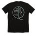 Farm logo, a Solid Black Blend Premium Unisex Tee (back-view)
