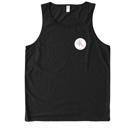 I Pulled My Chakra Tanks, a Deep Black Allmade Eco Triblend Tank