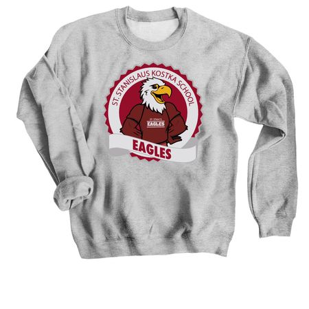 Stan the Eagle, a Sport Grey Crewneck Sweatshirt