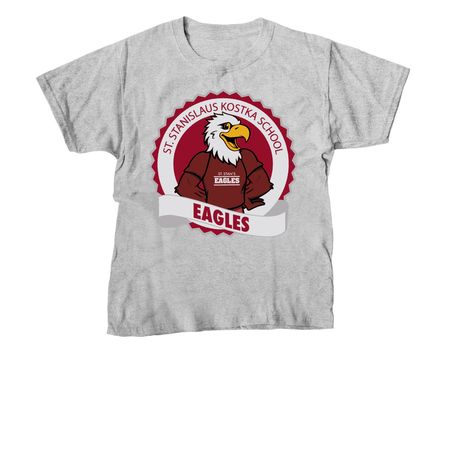 Stan the Eagle, a Sport Grey Youth Unisex Tee