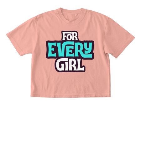 For Every Girl - Tops (Dark), a Peachy Comfort Colors Boxy Tee