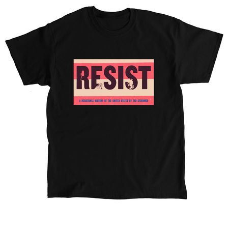 RESIST tops (color logo), a Black Classic Unisex Tee