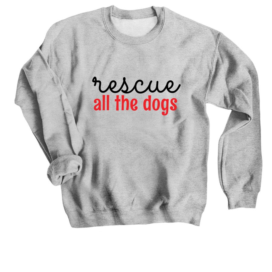 WDR Crew and Hoodie Option, a Sport Grey Crewneck Sweatshirt