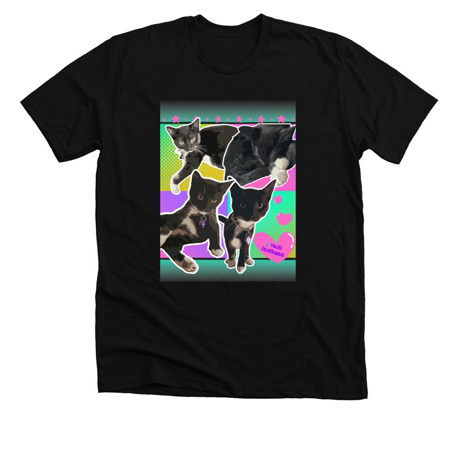 Haus Silverayne? Marlene, a Solid Black Blend Premium Unisex Tee