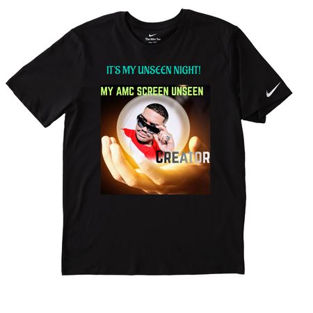 Show Me Off, a Black Nike Dri-FIT Jersey Blend Performance Tee