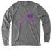 Conquer Healing Progress, a Aluminum Grey Allmade Eco Triblend Long Sleeve Tee