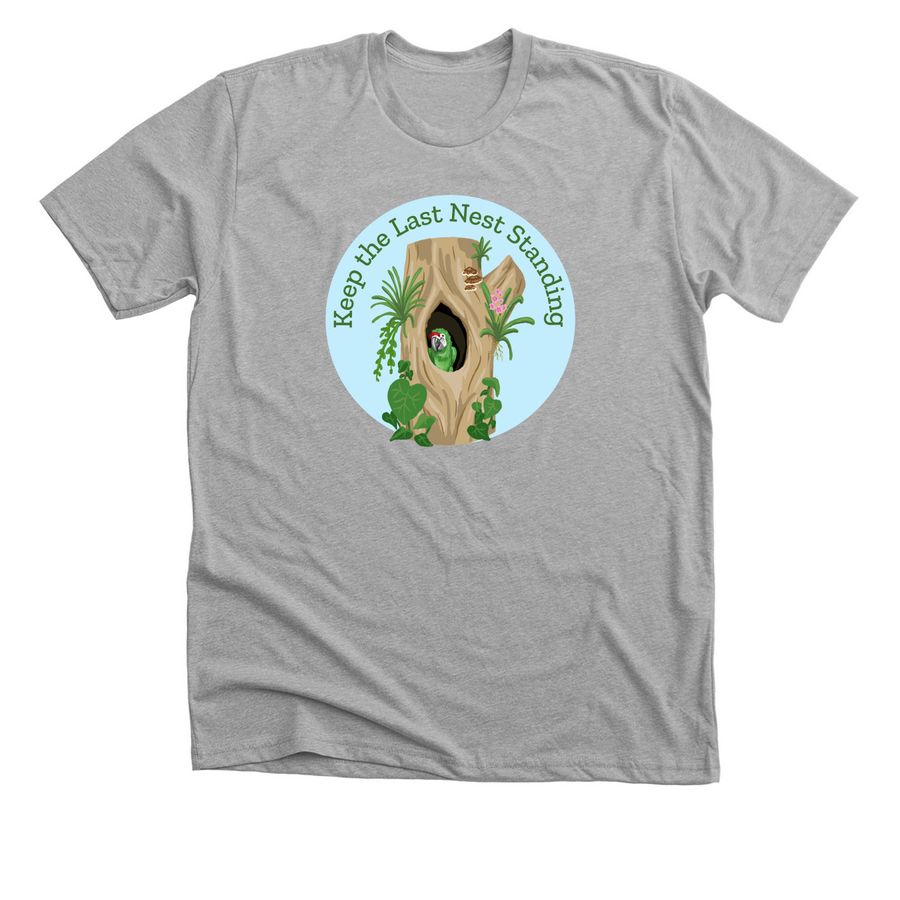 Keep the Last Nest Standing, a Athletic Heather Premium Unisex Tee