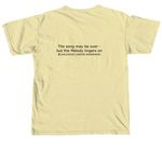 ?Mary?s Melodies? Gold T-Shirt, a Butter Comfort Colors Unisex Tee (back-view)
