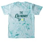The Laundry Spot TieDye, a Sea Glass Comfort Colors Colorblast Tee (back-view)