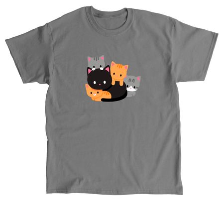 I Love Cats, a Charcoal Classic Unisex Tee
