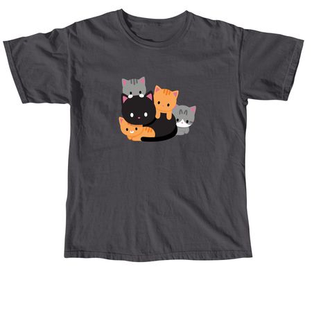I Love Cats, a Graphite Comfort Colors Unisex Tee