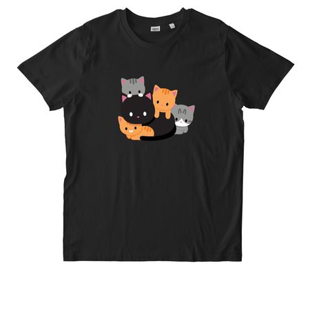 I Love Cats, a Black Stanley/Stella Unisex Rocker Tee