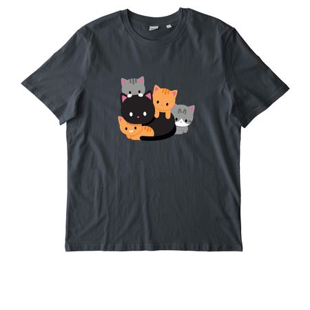 I Love Cats, a India Ink Grey Stanley/Stella Unisex Creator 2.0 Tee