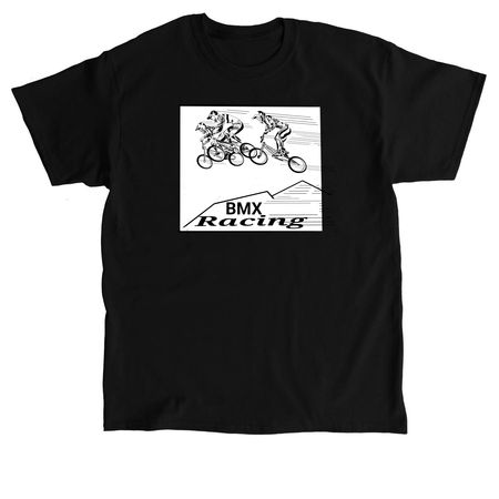 BMX racing&nbsp;, a Black Classic Unisex Tee