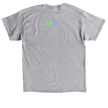 Trees are Cool, a Sport Grey Classic Unisex Tee (back-view)