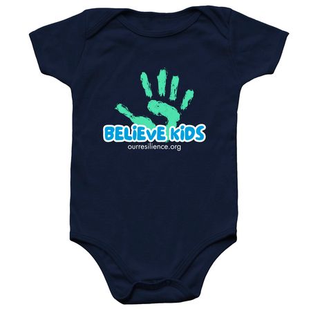 Believe Kids Onesie, a Navy Infant Onesie