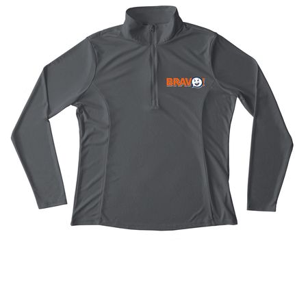 Bravo Hoodies, a Iron Grey Women's Performance Quarter Zip Pullover
