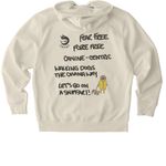 Walking Dogs the Ohana way, a Natural Raw Stanley/Stella Unisex Cultivator 2.0 Zip Up Pullover Hoodie (back-view)