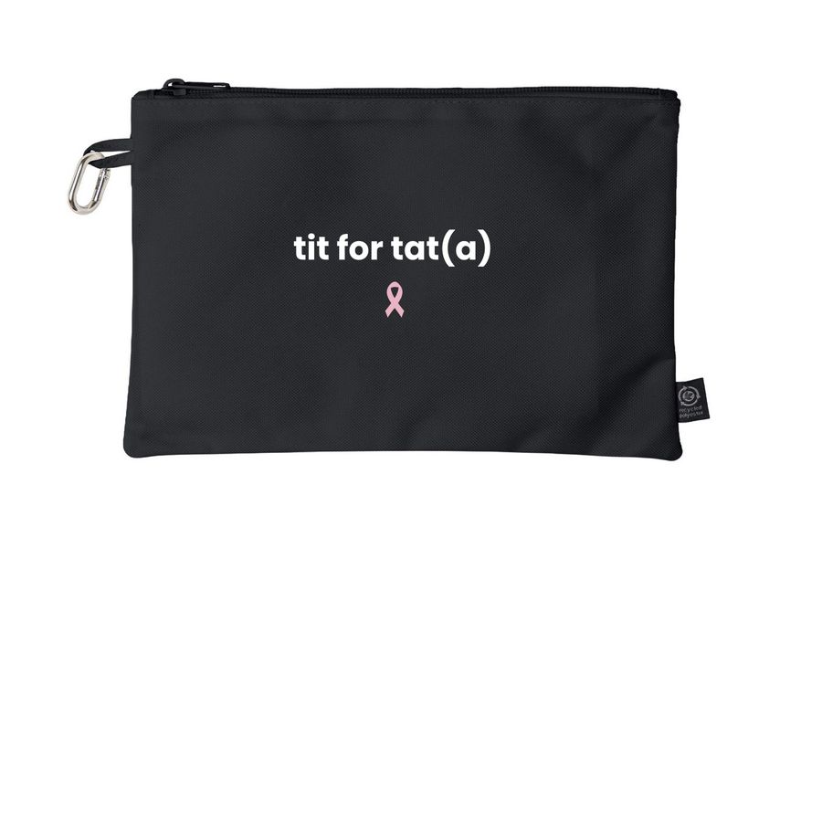 TIT FOR TAT(A) ECO POUCH, a Black Grove Go-Go Pouch