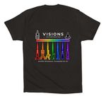Mindful Movement Collection, a Black Premium Cotton Tee (back-view)