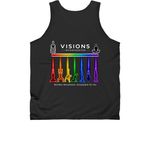 Mindful Movement Collection, a Black Classic Unisex Tank Top (back-view)