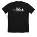 Taking care of kids is in our DNA, a Solid Black Blend Premium Unisex Tee (back-view)