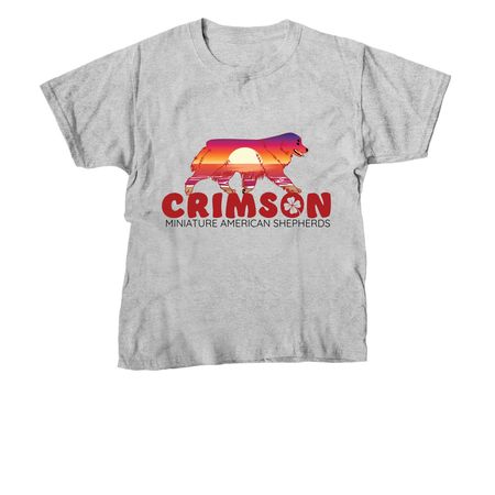 Crimson MAS, a Sport Grey Youth Unisex Tee
