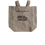 Tide Pool Bus Bag, a Pumice Recycled Cotton Tote Bag (back-view)