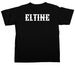 ELDERS, a Black Comfort Colors Unisex Tee (back-view)