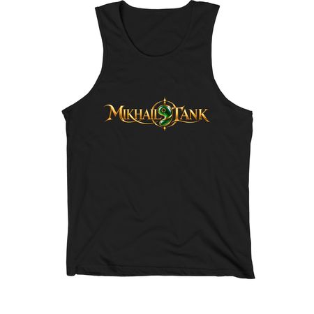 MT Logo, a Black Premium Cotton Tank